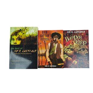 Joe Lansdale Book Lot Of 3 Trade Paperbacks Best Of Bumper Crop High Cotton